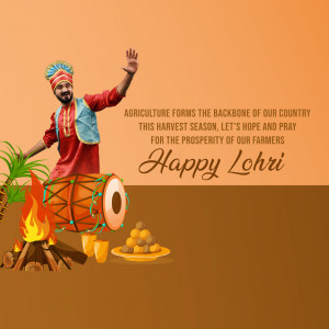 Happy Lohri hd images poster banner status and hd photos